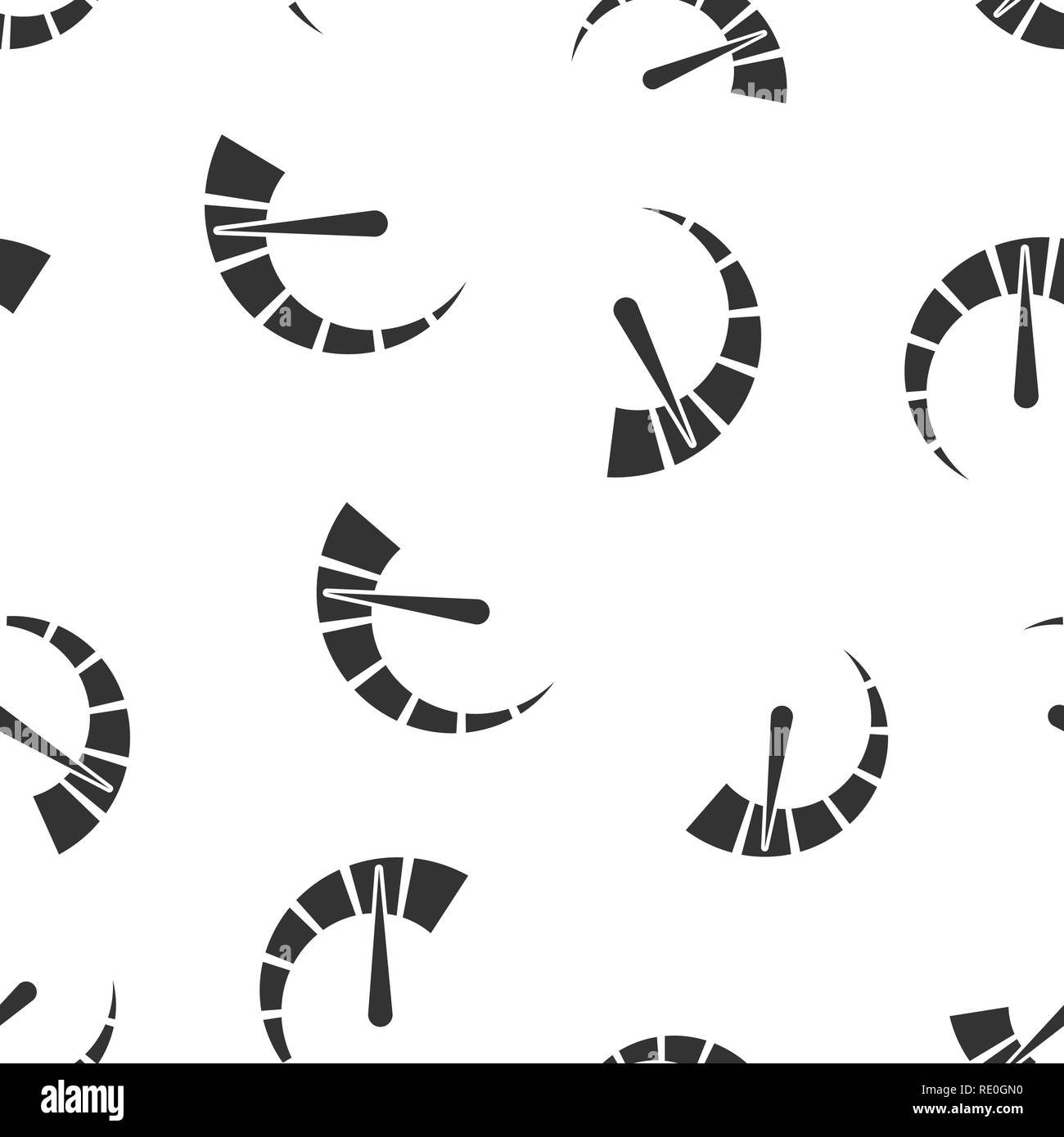 Tableau de bord compteur sans icône. Pointage de crédit au niveau de l'indicateur vector illustration. Échelle de mesure jauges avec motif symbole. Illustration de Vecteur