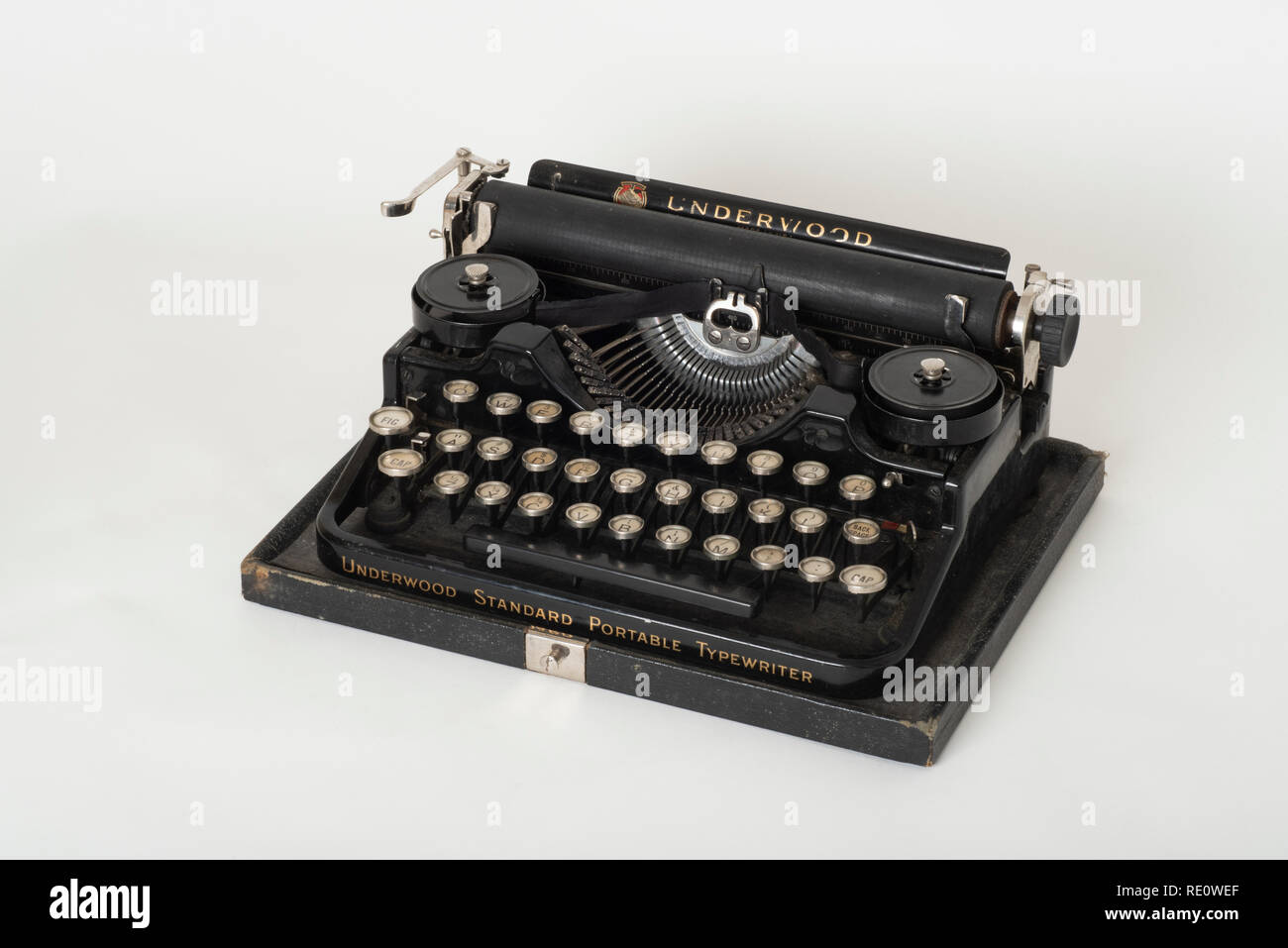 L'ère des années 1950 Machine à écrire Underwood Banque D'Images