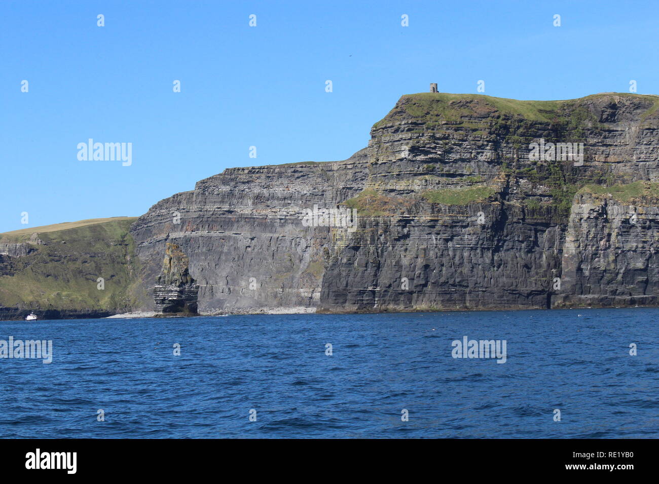 Les falaises de Moher en Irlande Banque D'Images