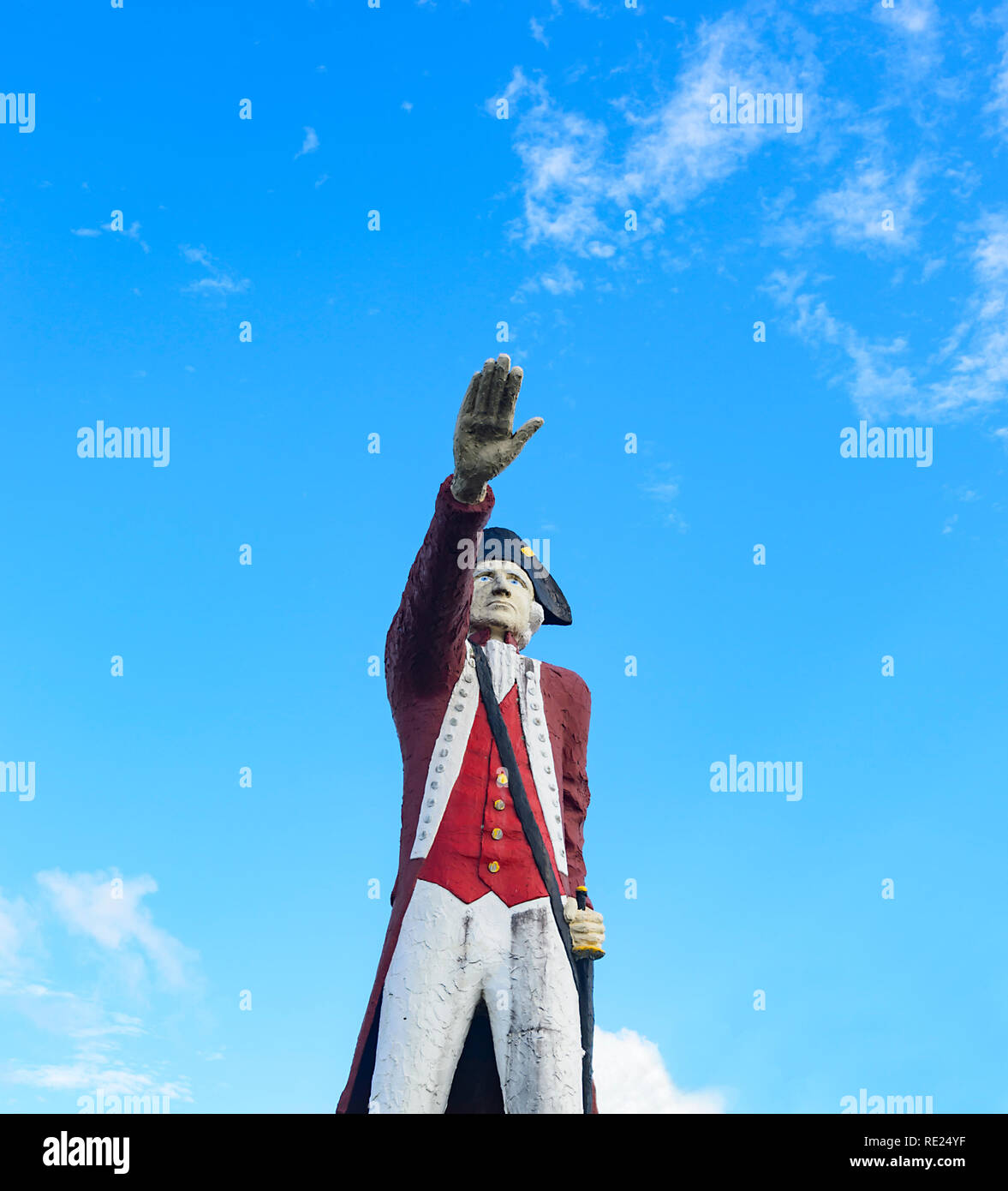 La Grande Statue du capitaine Cook, Cpt Cook Highway, Cairns, Far North Queensland, Queensland, Australie, FNQ Banque D'Images