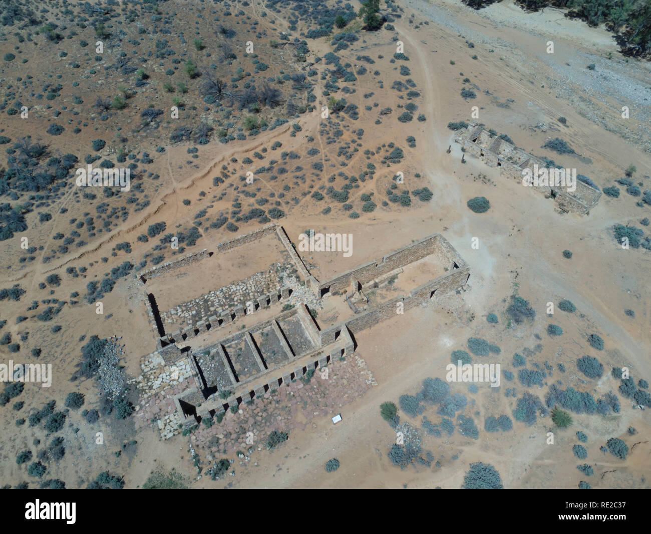 La station aérienne de Kanyaka Flinders en Australie du Sud Banque D'Images