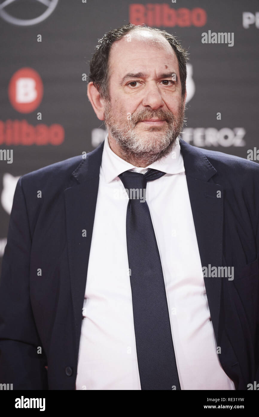 L'Espagne. 19 Jan, 2019. Karra Elejalde assiste à la remise des Prix 2019 Taib à Bilbao Arena le 19 janvier 2019 en Espagne Crédit : Jack Abuin/ZUMA/Alamy Fil Live News Banque D'Images