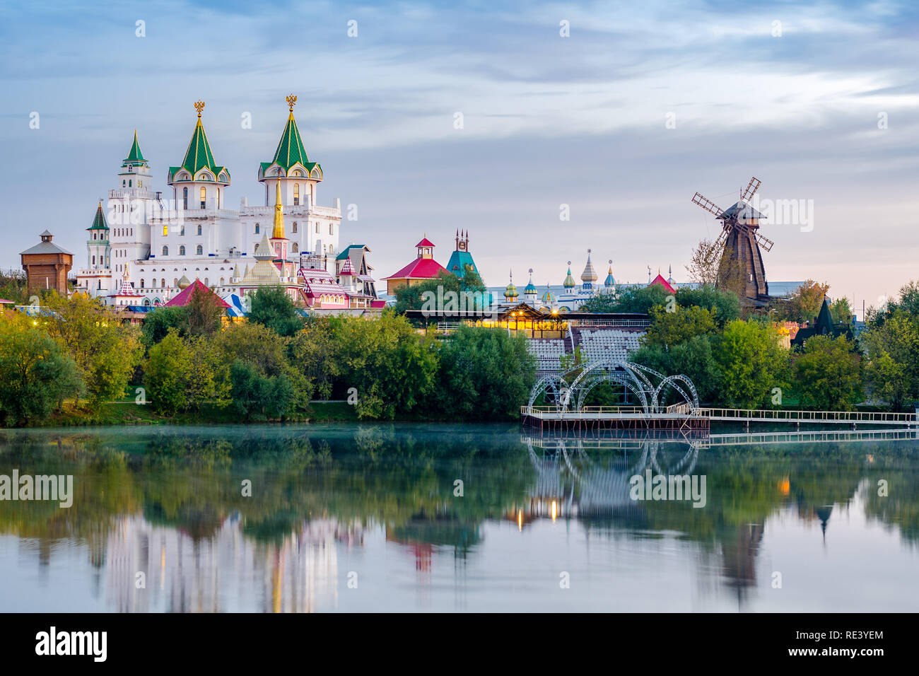 Panorama de l'Izmailovo Kremlin, à au nord-est de Moscou Banque D'Images