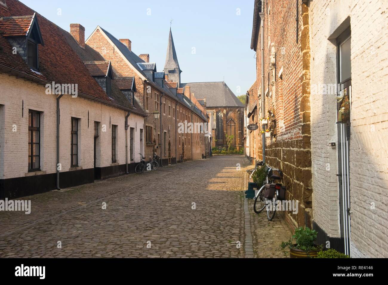 Béguinage de Diest, UNESCO World Heritage Site, Belgique, Europe Banque D'Images