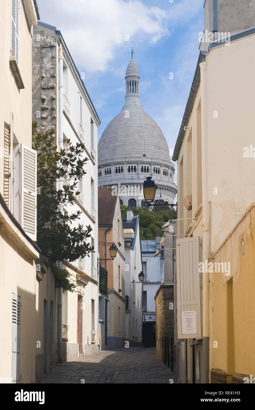 Basilique du Sacré Coeur, Montmartre, Paris, France, Europe Banque D'Images