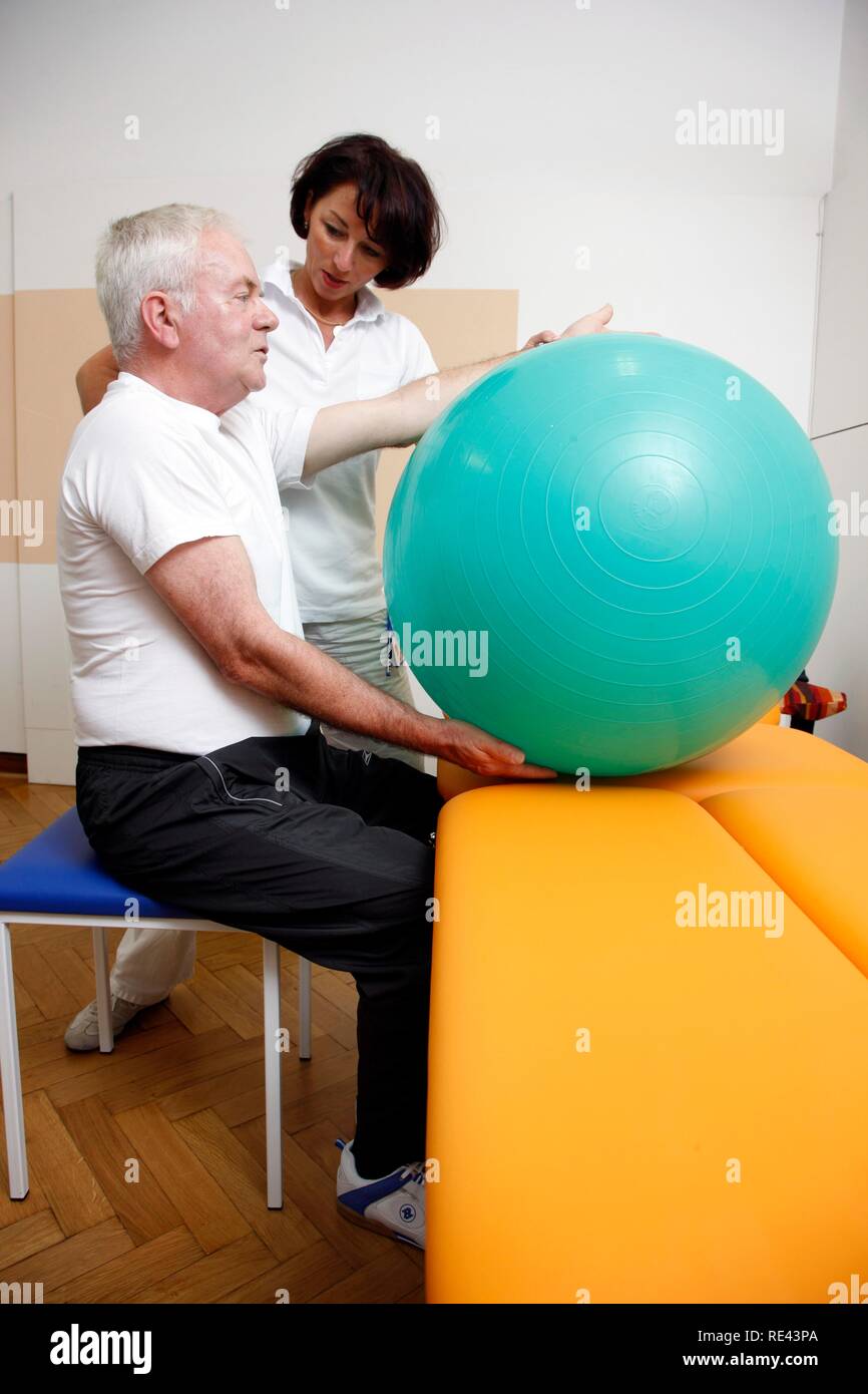 La physiothérapie, la thérapie physique service d'un hôpital, d'hospitalisation et le traitement ambulatoire des patients, Gelsenkirchen Banque D'Images