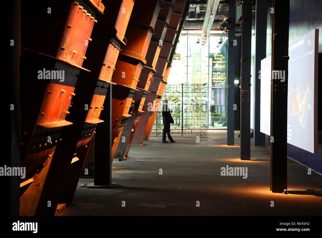 Le nouveau musée Ruhrmuseum, ouvert en janvier 2010, l'année capitale, dans l'ancienne usine de lavage du charbon de la Zeche Banque D'Images