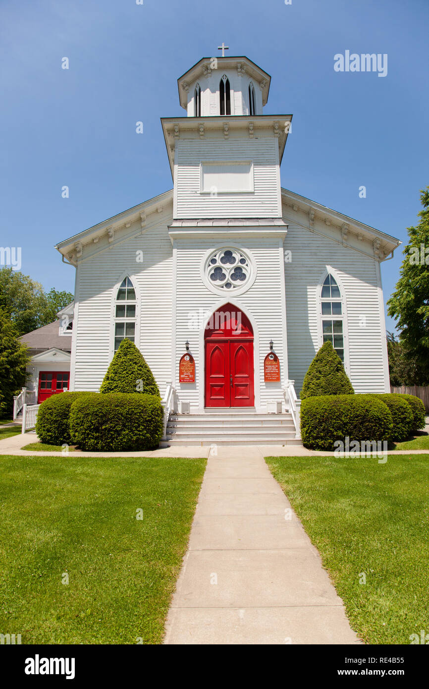 Lakeville United Methodist Church à New York Banque D'Images