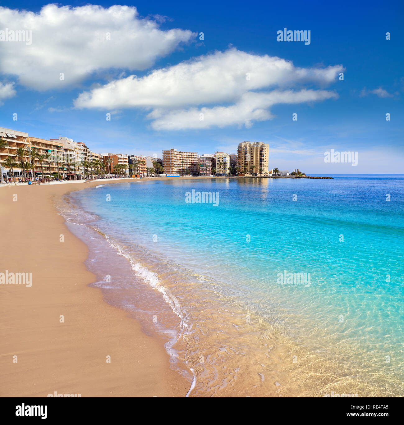 Plage De Playa Del Cura De Torrevieja Alicante Espagne à