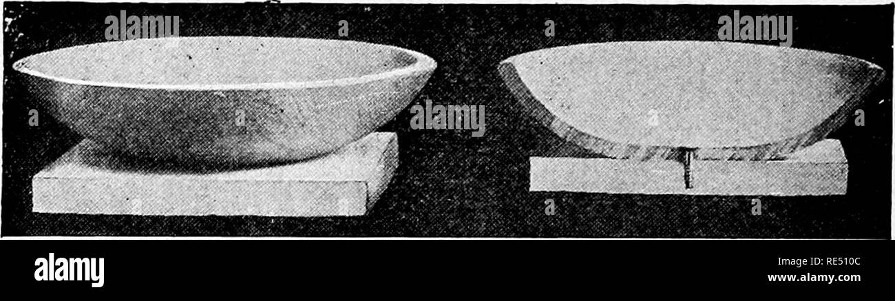 . La norme nationale livre d'assise. Les pigeons. Ancienne^TYLE NEST PAN. Plat de l'eau. Grande commode à langer. Petite commode à langer. Vous ne devez pas utiliser le bon vieux nid pigeon ou pan plat de l'eau ouverte.. La pâte de bois, NID. C'est faite en une taille (9 pouces de diamètre de hurler). Pour donner la stabilité, le bol peut être fixé sur une base par une vis. La première photo montre la vue perspective ; la seconde photo montre la moitié découpée. C'est le plus pratique pour San nid sensibilisation et de l'assise est d'avoir une énorme vente. Le bol peut être vissé directement au fond de la boîte du nid. (Voir page 48.). Veuillez noter que ces Banque D'Images