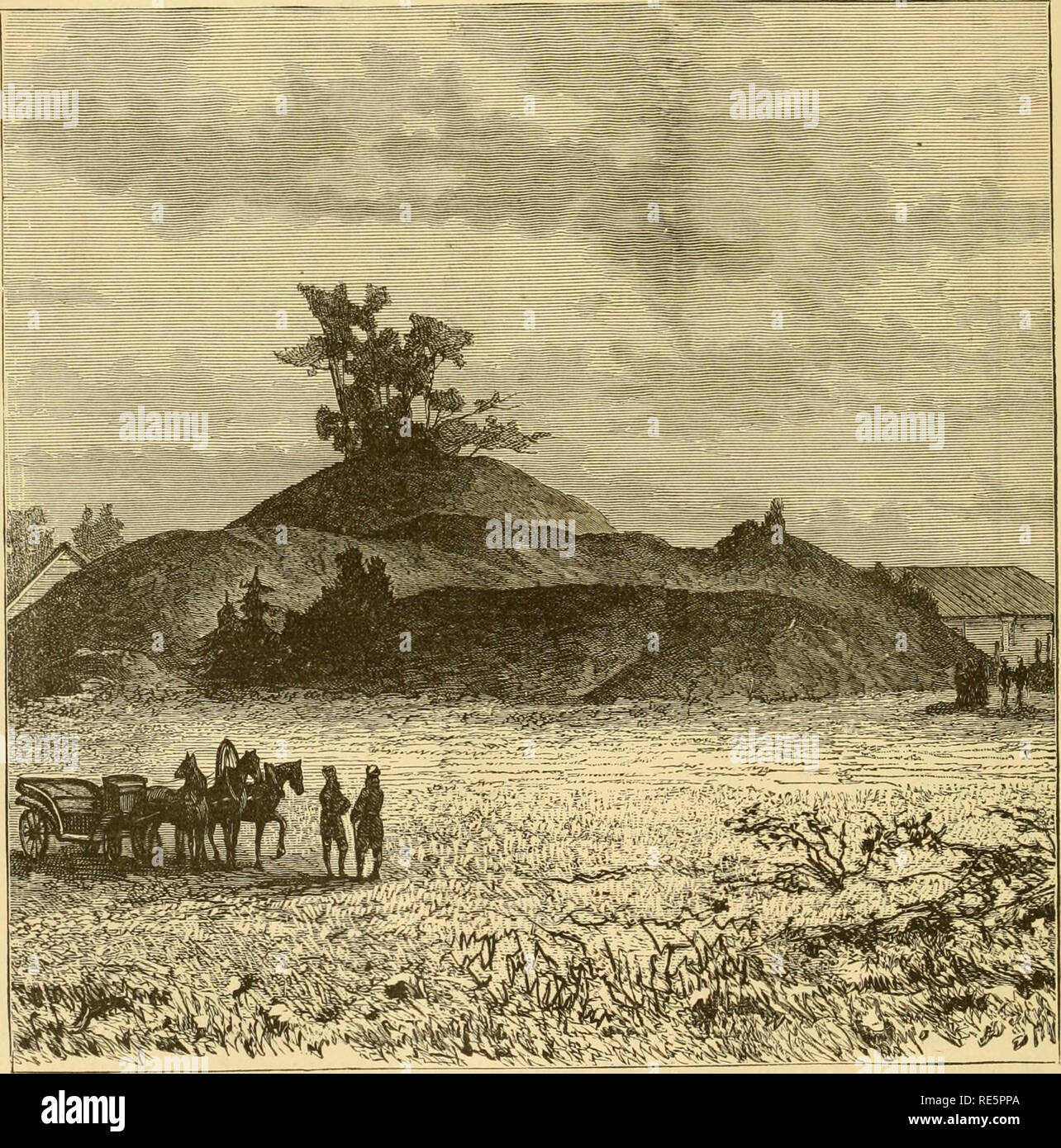 . La terre et ses habitants ... La géographie. 196 EUSSIA EN EUROPE. vieux rites funéraires ont survécu dans ces districts jusqu'à la dixième et onzième siècles, comme illustré par les Byzantins des pièces trouvées dans les kourganes, où le guerrier repose avec ses bras, ou la femme est toujours ornée de ses plus beaux atours. Parfois, les enterrements étaient accompagnés de sacrifices d'animaux, et même des hommes et des femmes. Le grand monticule Mogila Chorna près de Tchernigov contenait un tas de restes calcinés confus d'hommes, de chevaux, d'oiseaux, de poissons, d'armes, accessoires, et bijoux. Lorsque, vers la fin du neuvième siècle, l'Est de l'ABOR Banque D'Images