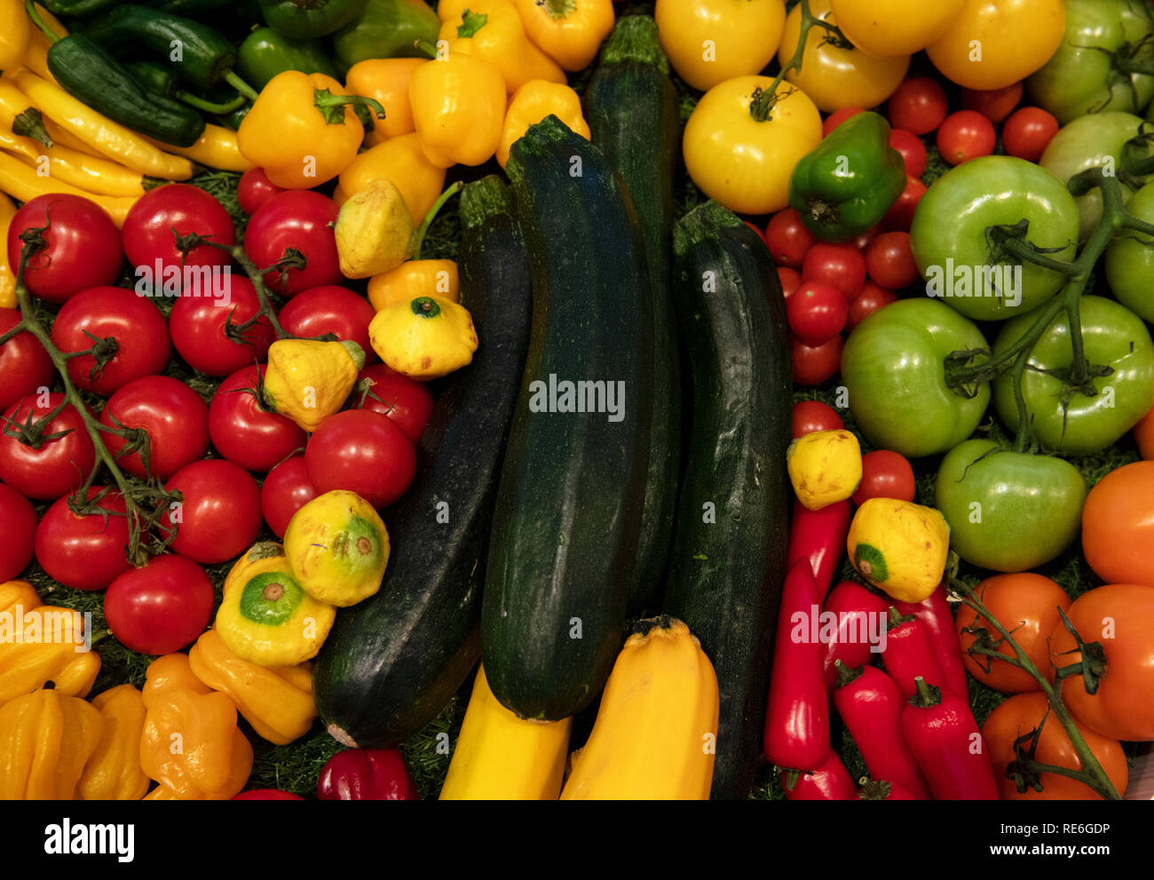 Berlin, Allemagne. 20 Jan, 2019. Différents types de légumes sont exposées à l'un de la Semaine verte. Credit : Ralf Hirschberger/dpa/Alamy Live News Banque D'Images