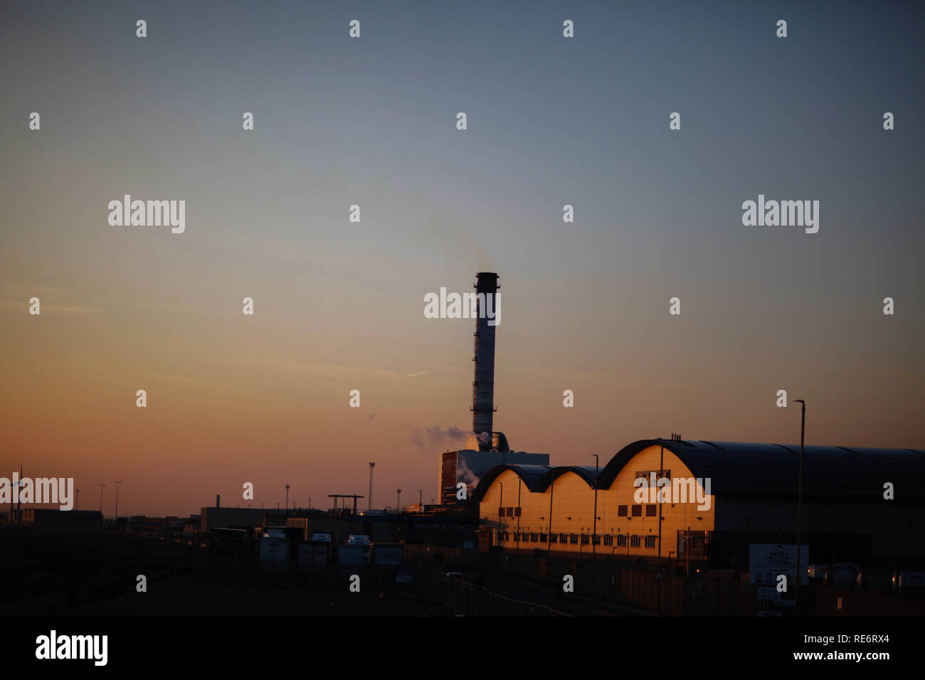 Shoreham Uk 20 Jan 2019 Shoreham Power Station Est Une
