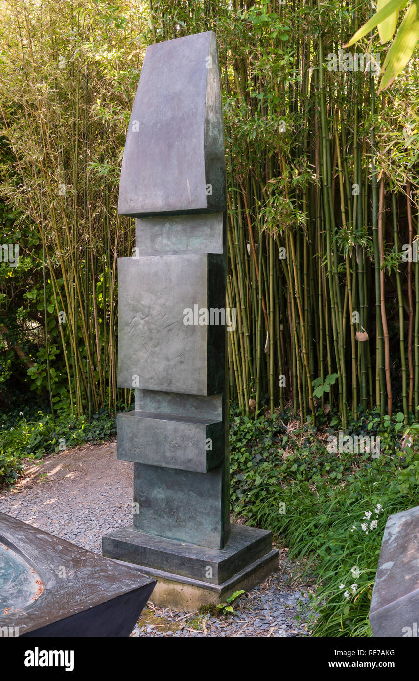 Le Barbara Hepworth Museum and Sculpture Garden, St Ives, Cornwall, UK. Banque D'Images