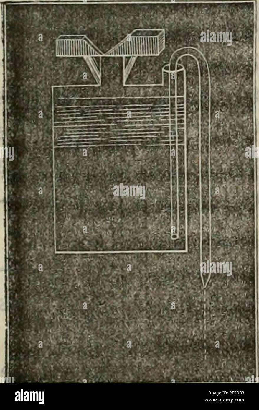 . Cosmos / Revue encyclopédique hebdomadaire des progrès.des sciences. COMMUNICATIONS DIRECTES FAITES AU Cosmos. Je m'abbi^ Laborde est depuis longtemps convaincu que Ton peut, en soumetlant atmospherique juste un Taction d'un electro-aimant tres-puissant, separer J'oxygene de I'azote ; ce serait un resultat cu- rieux, et peut-etre meme le point de départ d'une grande industrie. Notre savant ami avait espere queles vacances nous rapprochreaient et que nous pourrions faire ensemble cette belle expérience ; il avait préparer, mais, un petit appareil dent il nous envoie la des- cription, en moi Banque D'Images