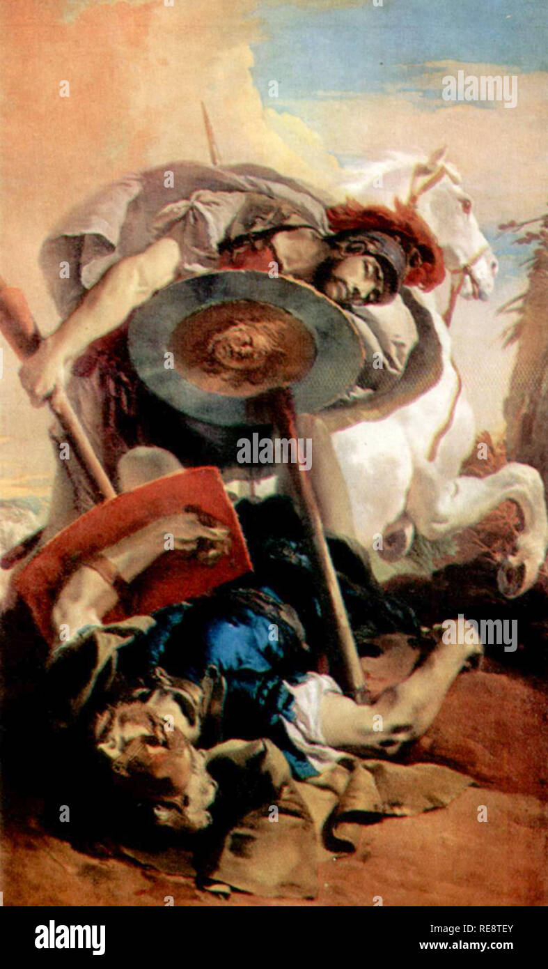 Adiona thong et Polynice, mythologie grecque Banque D'Images