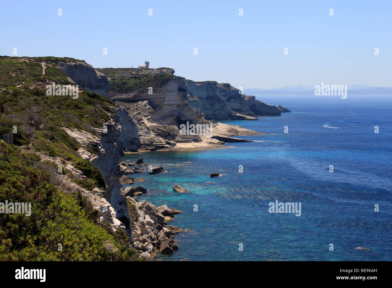 Réserve naturelle du détroit de Bonifacio Banque D'Images