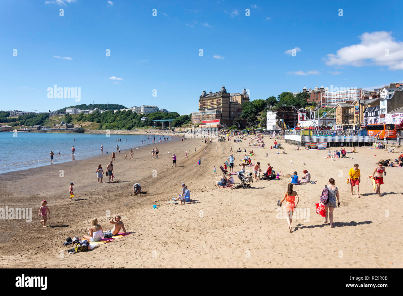 South Bay Beach, Scarborough, North Yorkshire, England, United Kingdom Banque D'Images