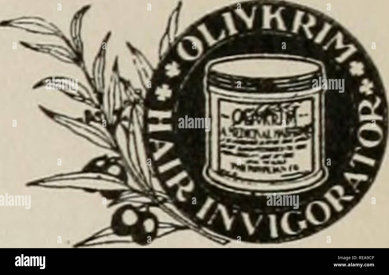 . La conservation. Les forêts et la foresterie. Les importateurs de plus haute classe ReSned l'huile d'olive, de Pompéi et de constructeurs de produits d'huile d'olive. Prietors OLIVKRIM pro- d'un cheveux l'huile d'olive pure invigorator. À ne pas confondre avec toniques, quin- iaeor "autres traitements." Il contient tous les santé, nourrissante immeubles d'huile d'olive pure-sèche de nourriture, pas d'une combinaison d'alcool et d'druft. Nos huiles d'Olive Extra Pompéiennes n° I de l'huile de Lucques est le produit le plus performant de l'italien d'Oliviers. Analysé et approuvé par le professeur H, E. Kalusowski, Doyen de la Faculté de pharmacie de George Washington, Washington Banque D'Images
