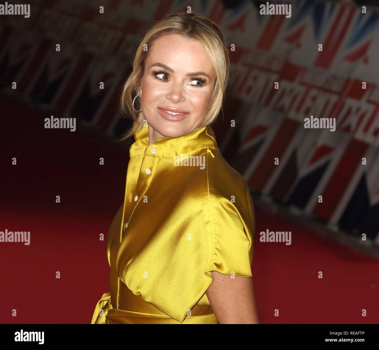 Londres, Royaume-Uni. 20 Jan, 2019. Amanda Holden juge vu au London Palladium pour les auditions de Britain's Got Talent TV Show - Série 13. Credit : Keith Mayhew SOPA/Images/ZUMA/Alamy Fil Live News Banque D'Images