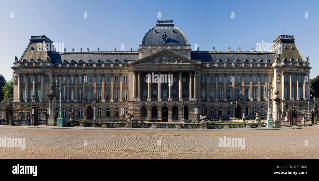 Palais royal, Bruxelles, Brabant, Belgique, Europe Banque D'Images