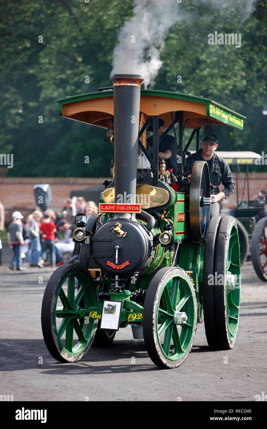 Moteur à vapeur historique allemand le plus important festival, pour la vapeur à vapeur rouleaux, machines et véhicules dans les locaux de la LWL Banque D'Images