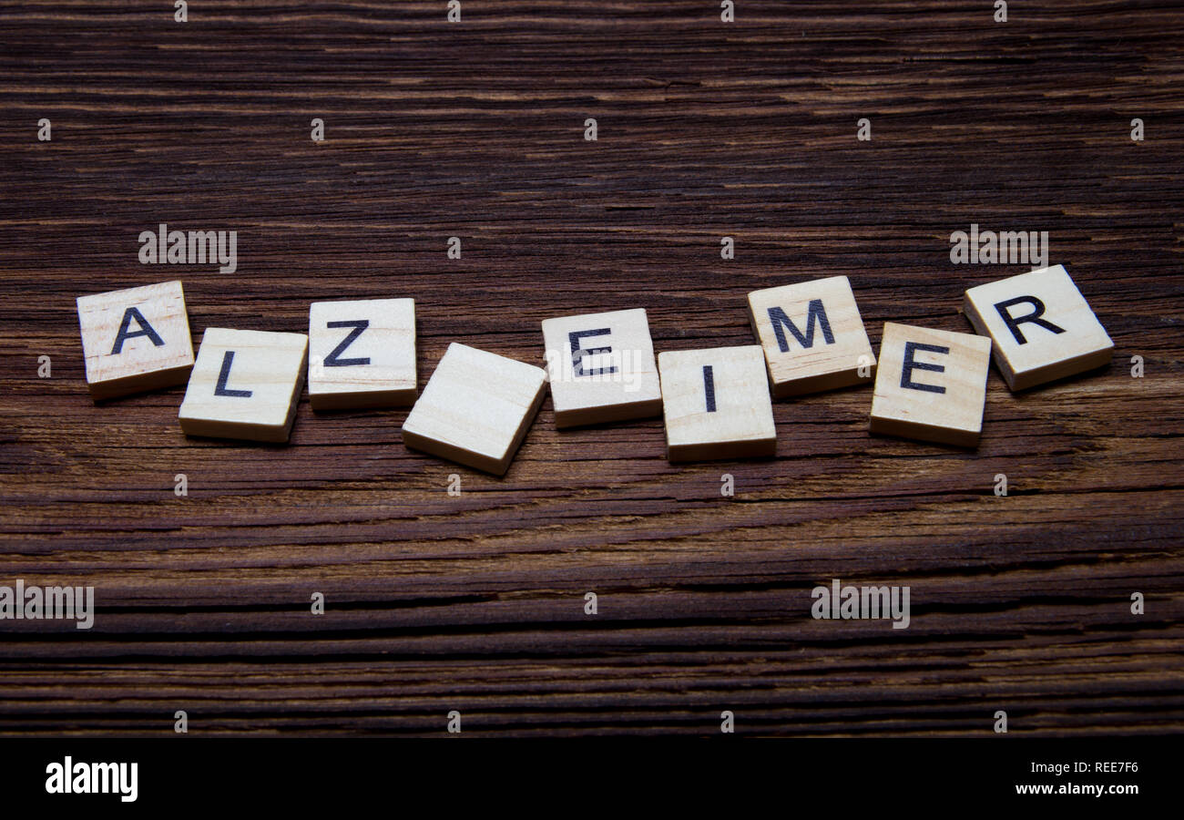 La maladie d'Alzheimer Démence Banque D'Images
