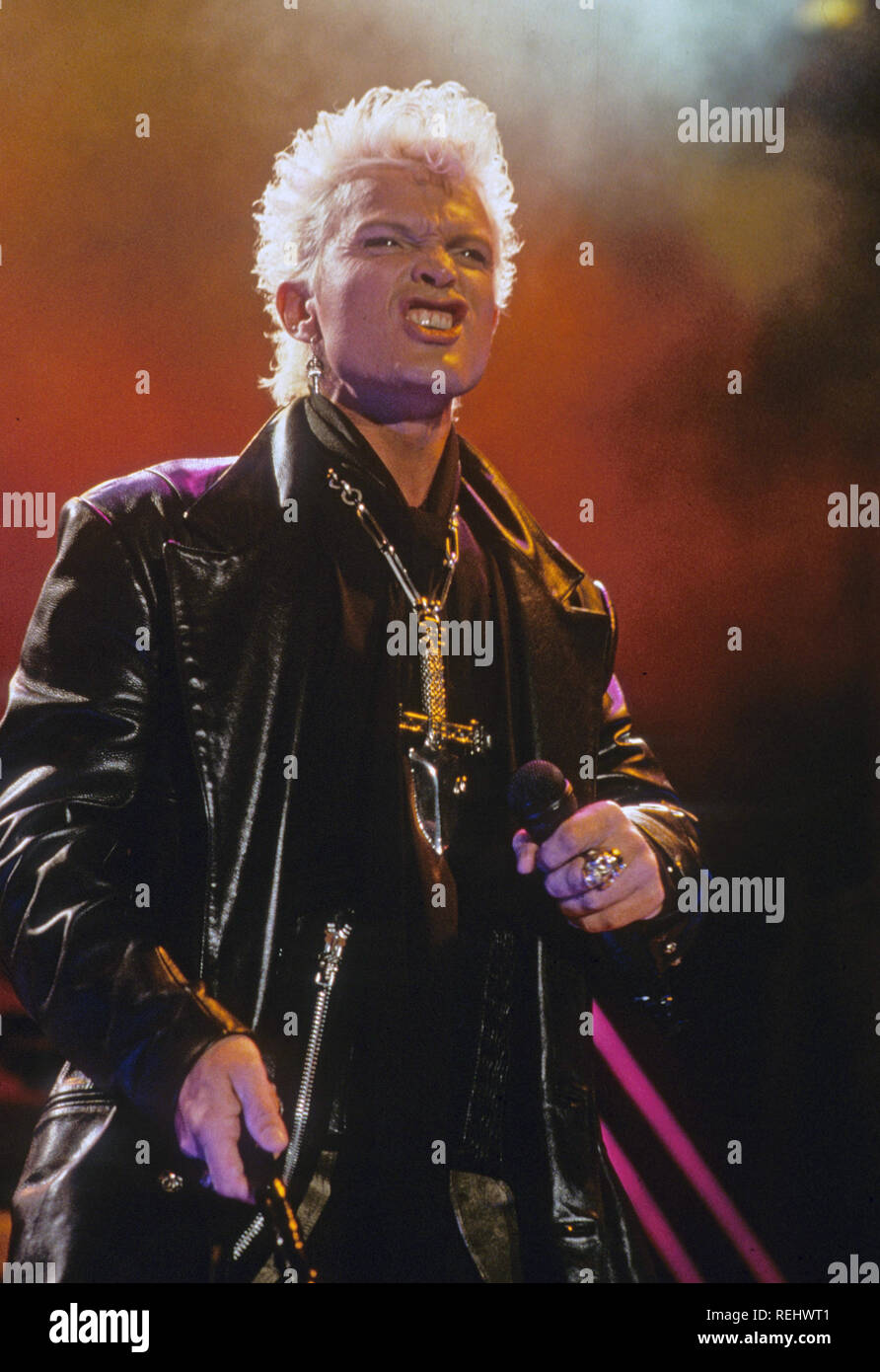 BILLY IDOL en 2001 musicien de rock anglais Banque D'Images