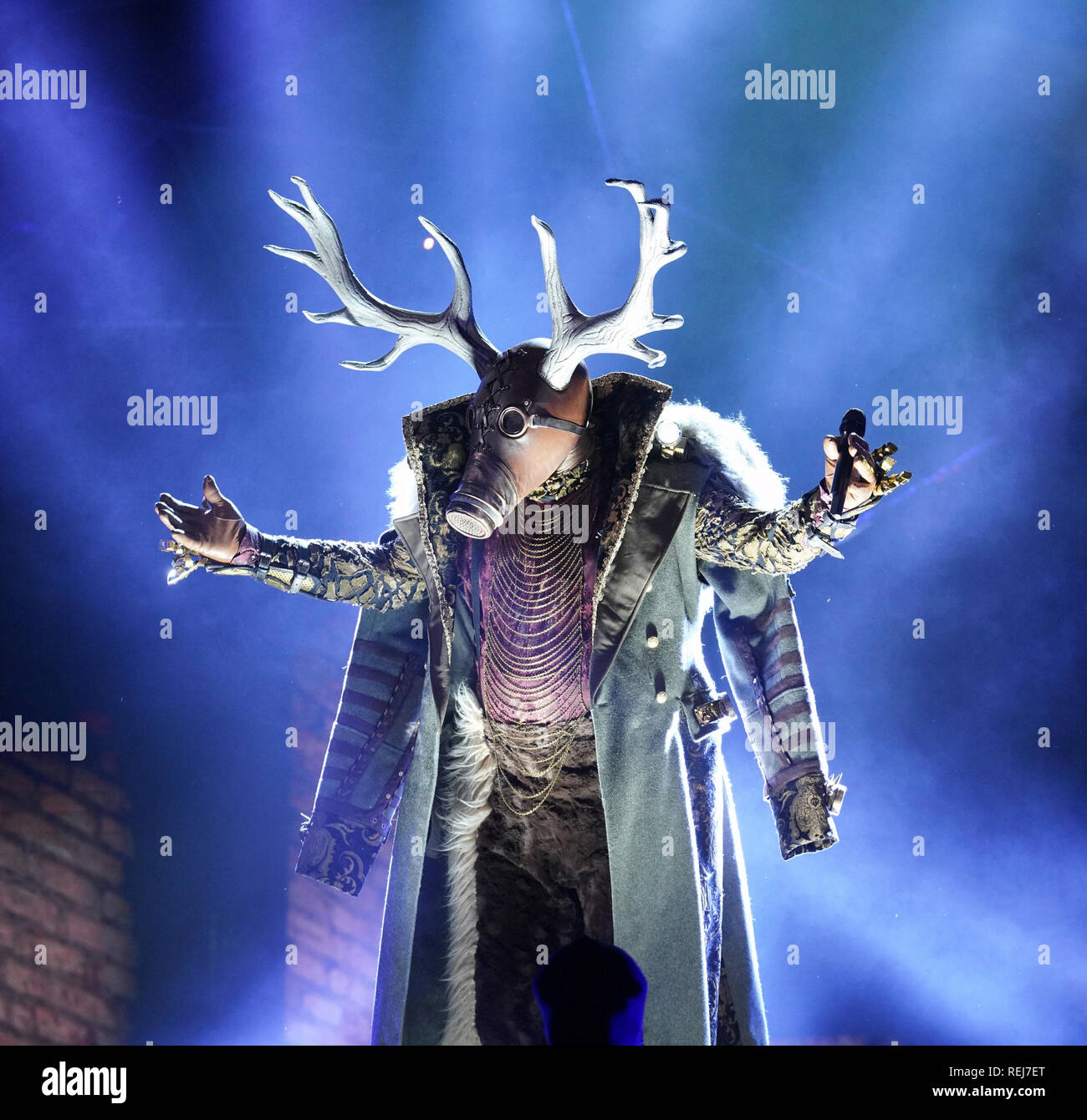 Cerf, "le chanteur masqué' Saison 1 (2019) Credit : Fox Broadcasting Co. /  Les archives d'Hollywood Photo Stock - Alamy