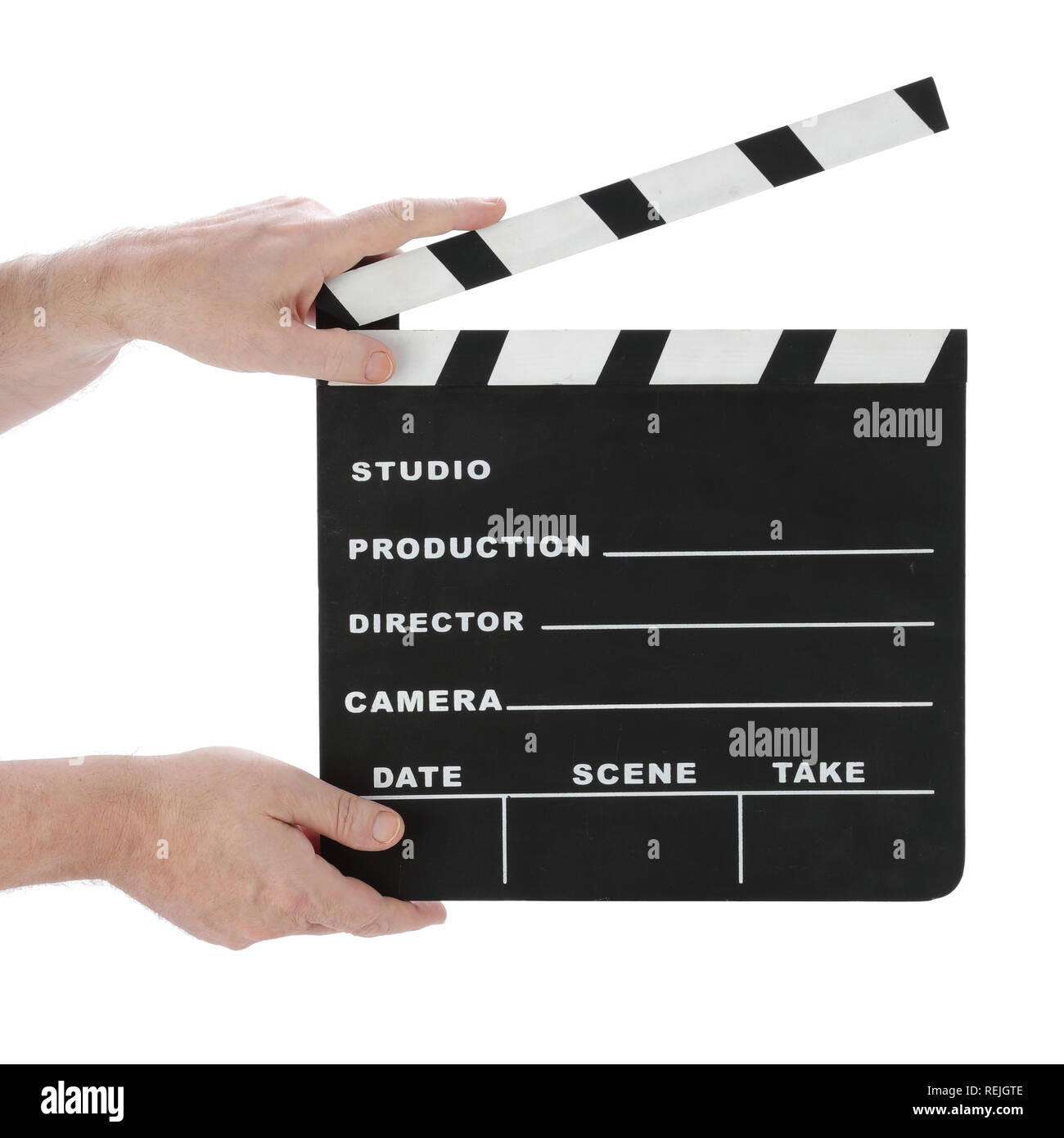 Hollywood classique 1/18eme craie ouvert sur un fond blanc Banque D'Images