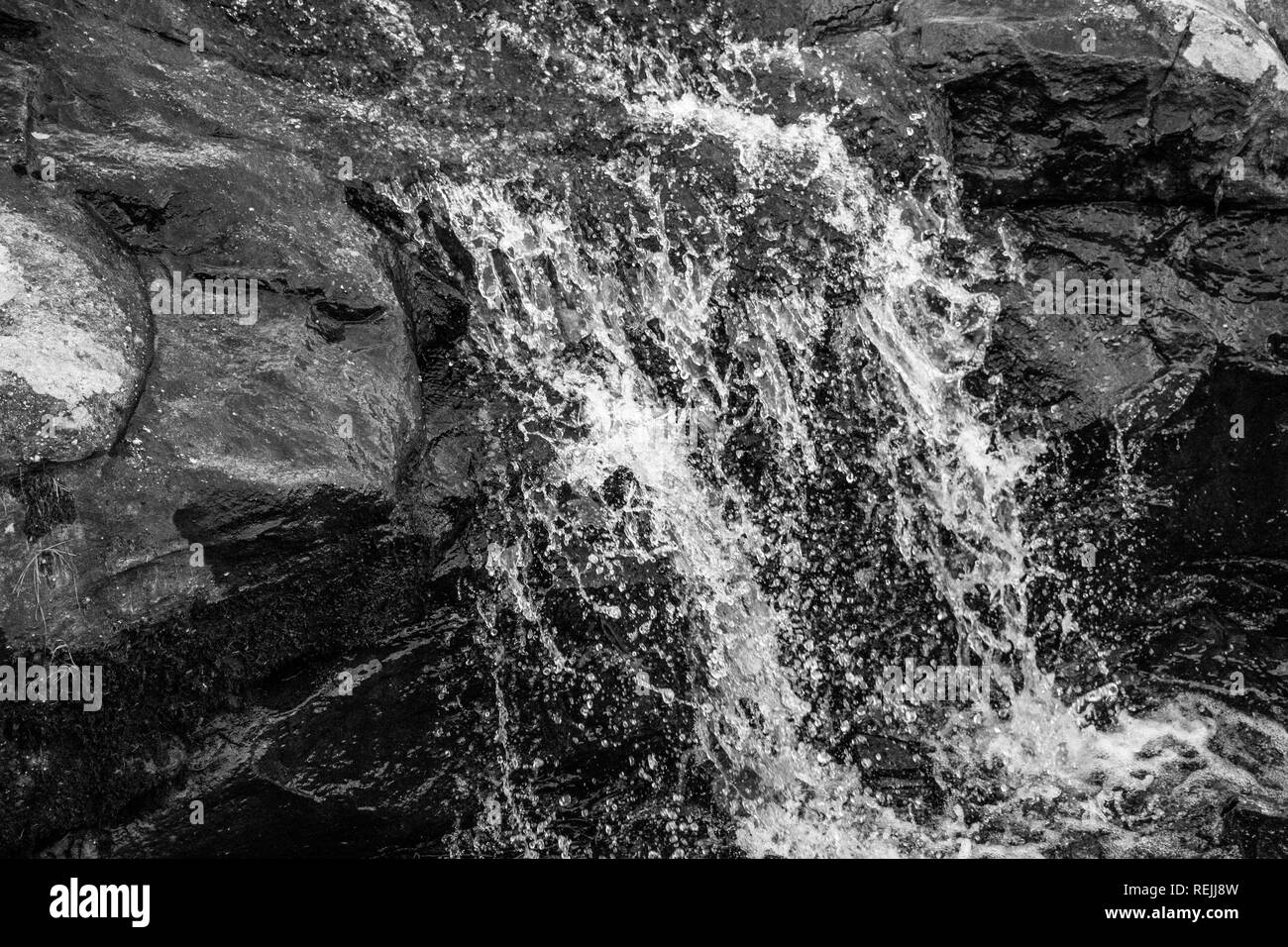 Cascade en hiver Banque D'Images