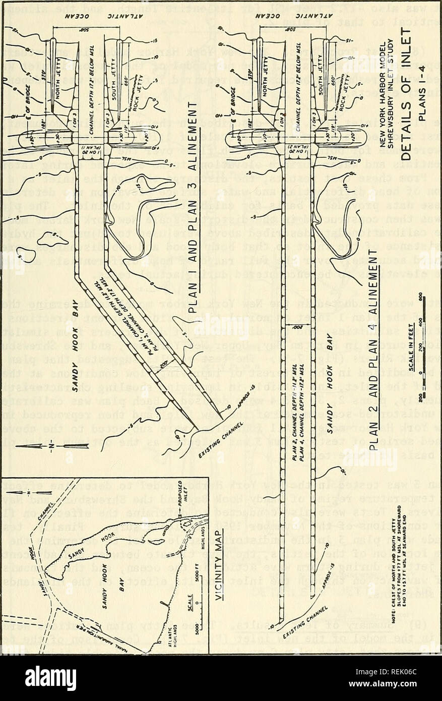 . Les modèles hydrauliques côtières. Les modèles hydrauliques. 3485. Veuillez noter que ces images sont extraites de la page numérisée des images qui peuvent avoir été retouchées numériquement pour plus de lisibilité - coloration et l'aspect de ces illustrations ne peut pas parfaitement ressembler à l'œuvre originale.. Hudson, Robert Y. Fort Belvoir, Virginie : U.S. Coastal Engineering Research Centre ; Springfield, Virginie : disponible à partir du National Technical Information Service Banque D'Images