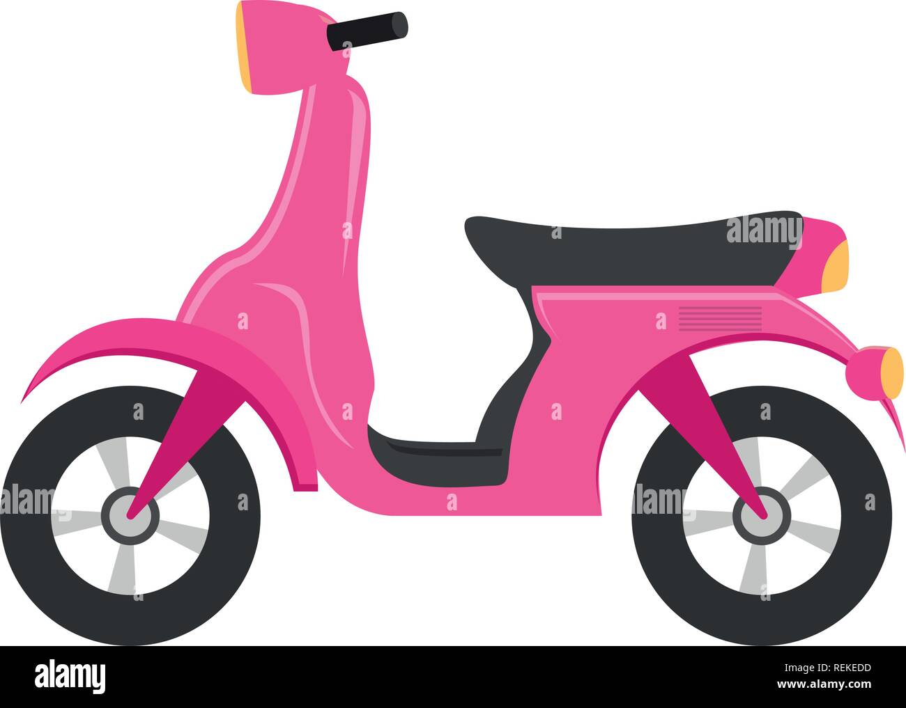 L'icône de moto sur fond blanc, vector illustration Illustration de Vecteur