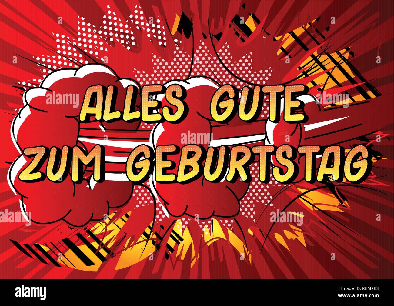 Alles Gute Zum Geburtstag Joyeux Anniversaire En Allemand Vector Illustration Comic Book Style Phrase Image Vectorielle Stock Alamy Alles Gute Zum Geburtstag Joyeux Anniversaire En Allemand Vector Illustration Comic Book Style Phrase Image Vectorielle Stock Alamy