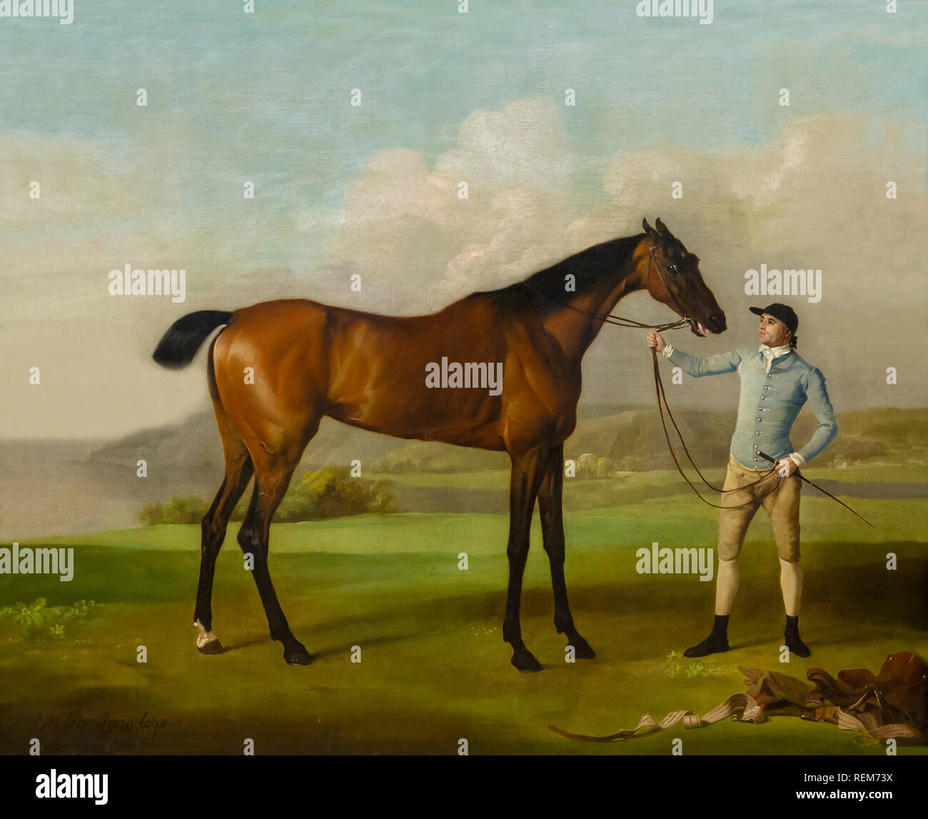 Molly Longlegs, George Stubbs, 1762, Banque D'Images