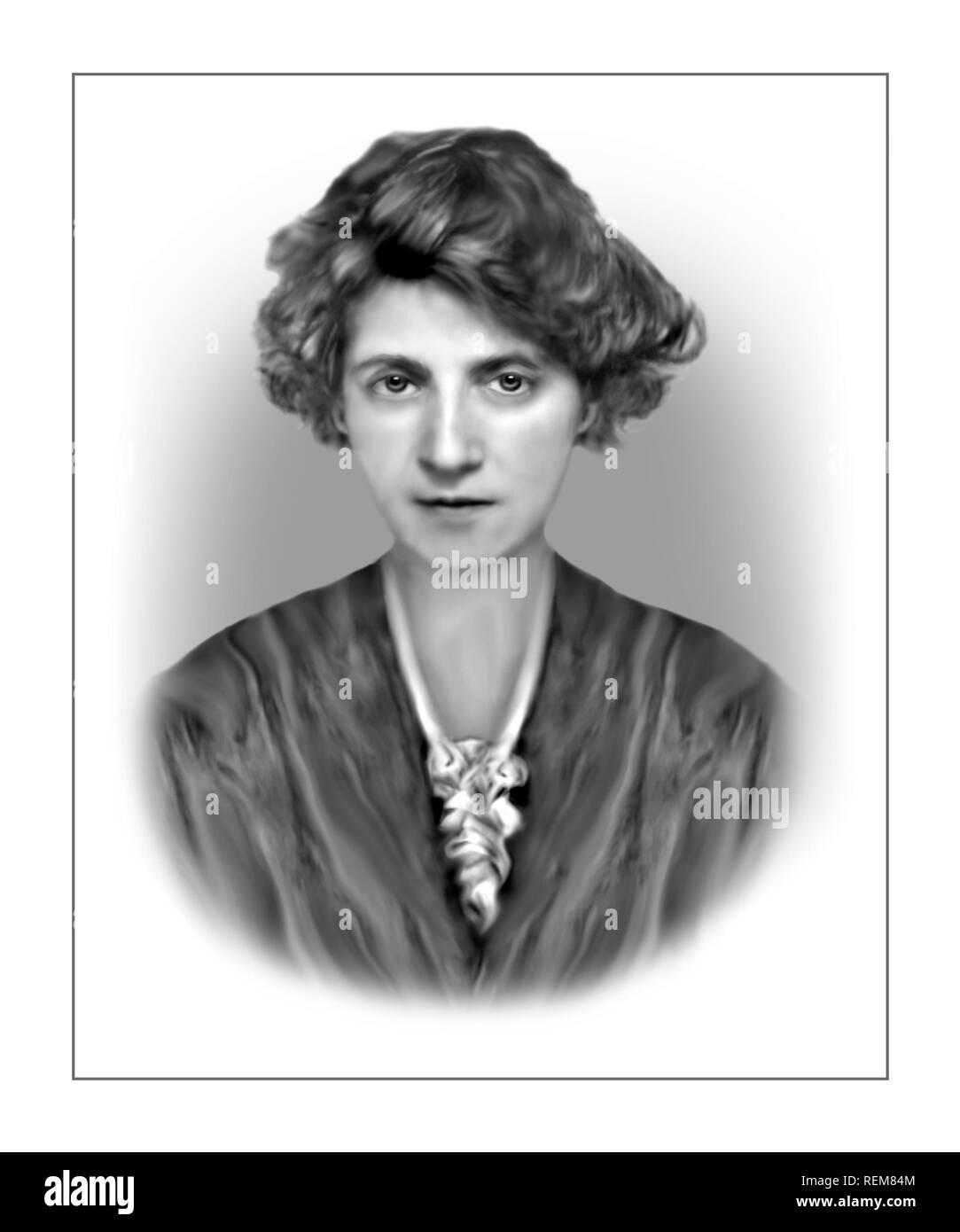 Marie Stopes 1880-1958 Auteur britannique militant pour l'eugénisme et les droits des femmes Banque D'Images