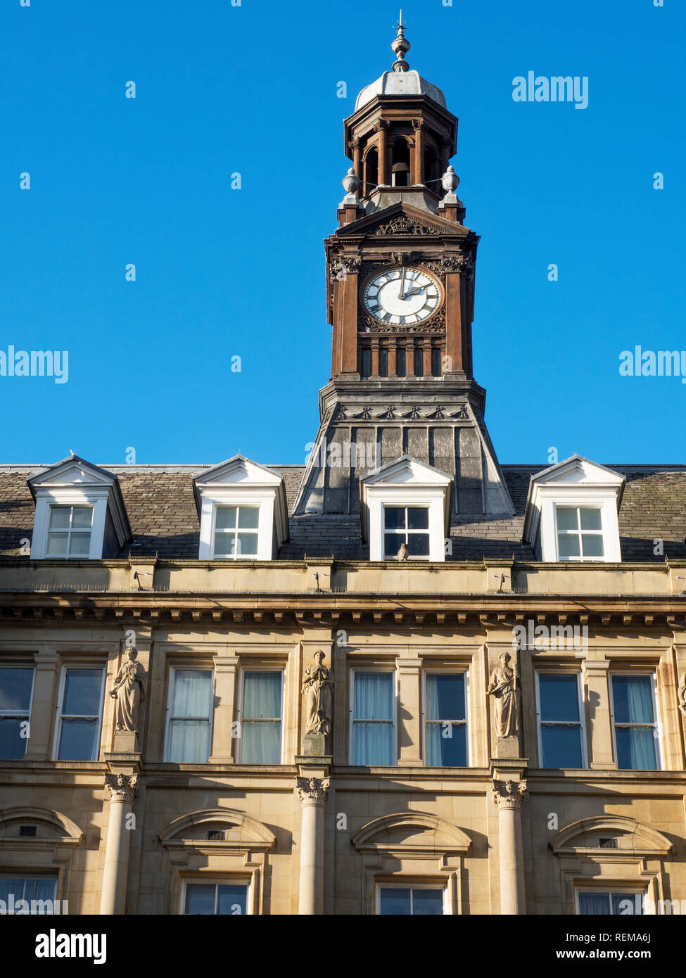 Old Post Office Building in City Square Leeds West Yorkshire Angleterre Banque D'Images