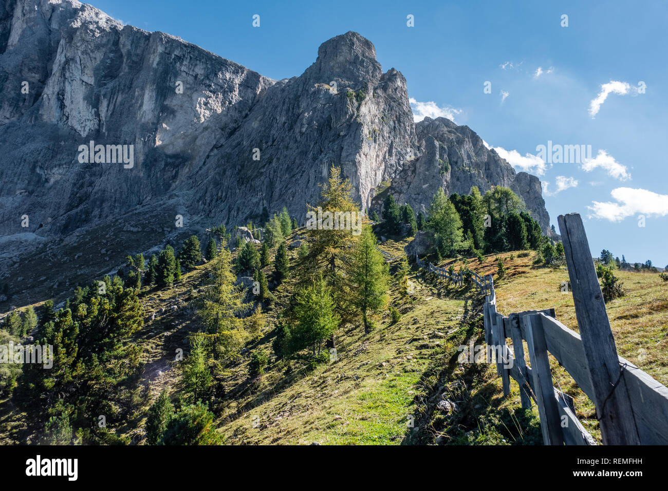 Paysage alpin sur les Alpes italiennes Banque D'Images