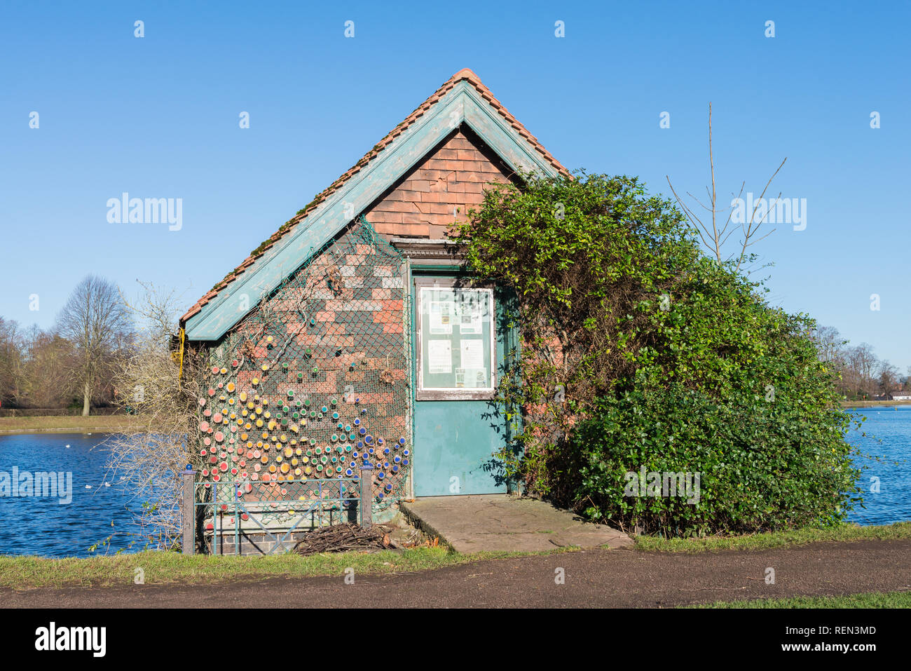 Stowe extérieure, d'une piscine dans la ville de Lichfield Staffordshire Banque D'Images