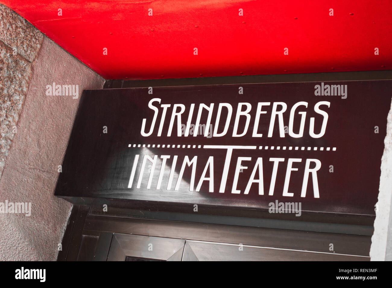 Strindbergs Intima Teater, Stockholm, Suède, Scandinavie Banque D'Images