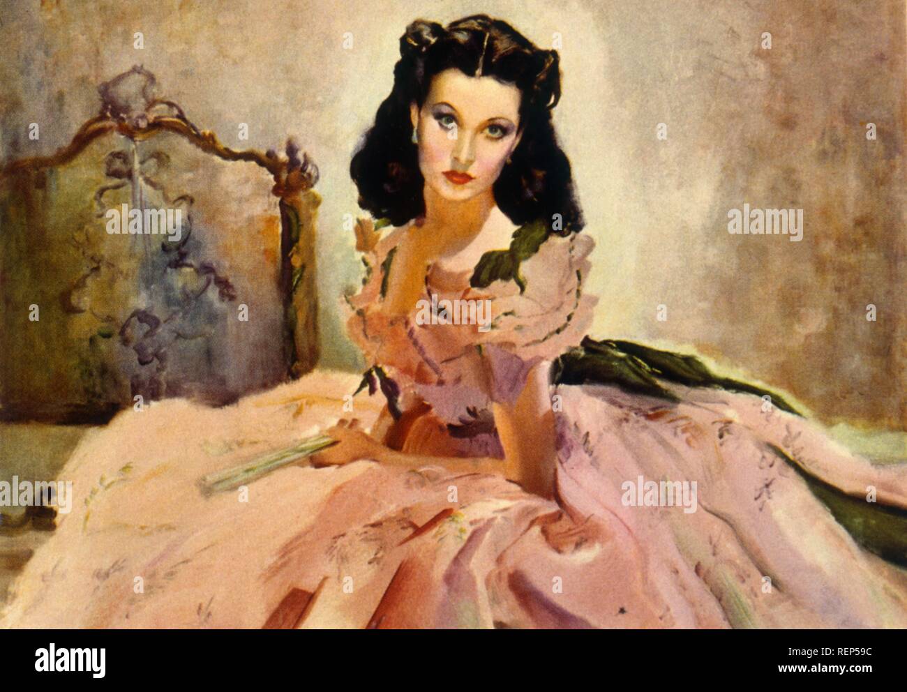 Autant en emporte le vent Année : 1939 USA Réalisateur : Victor Fleming Vivien Leigh Art Promotion Banque D'Images