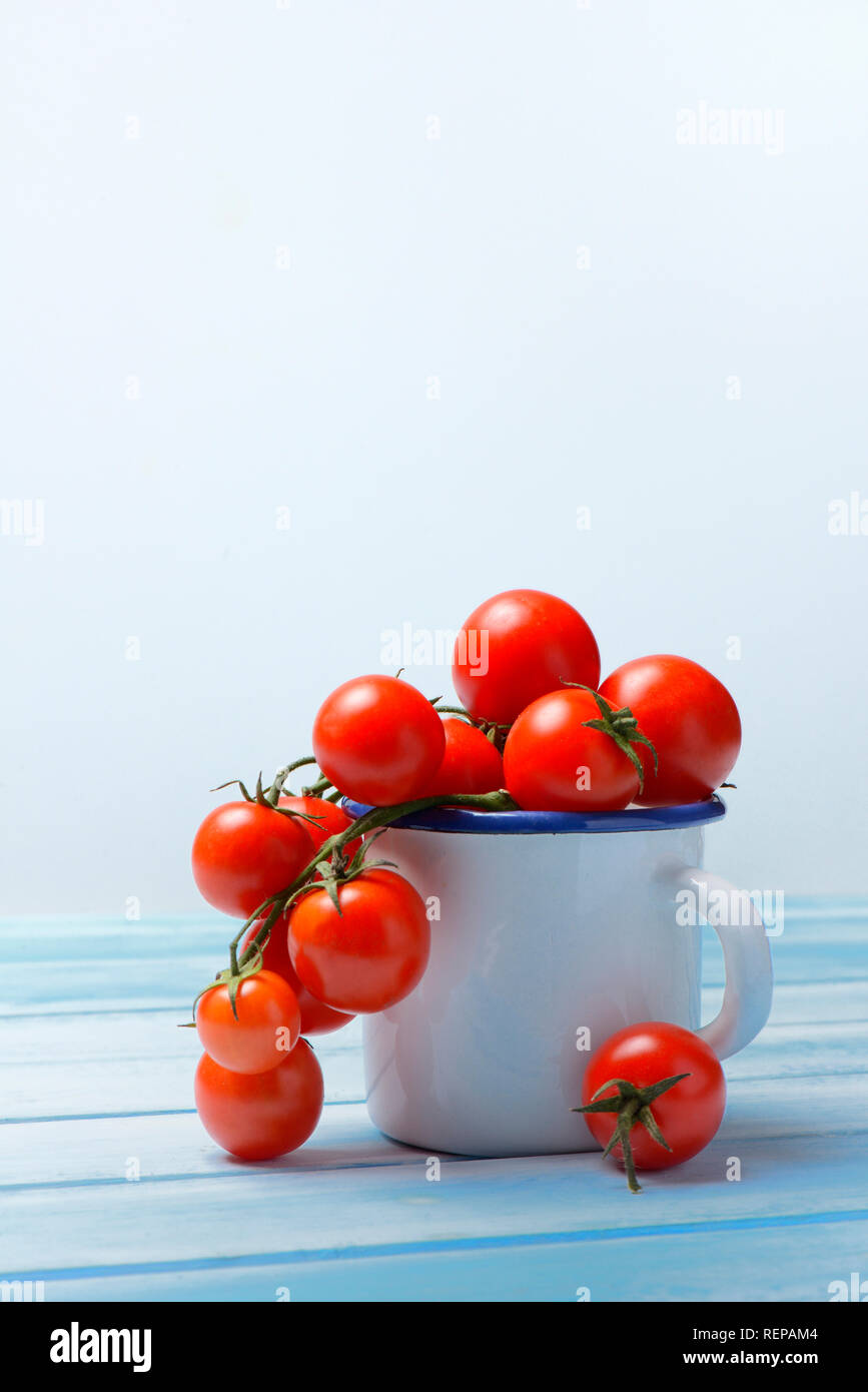 Tomates cerises Banque D'Images