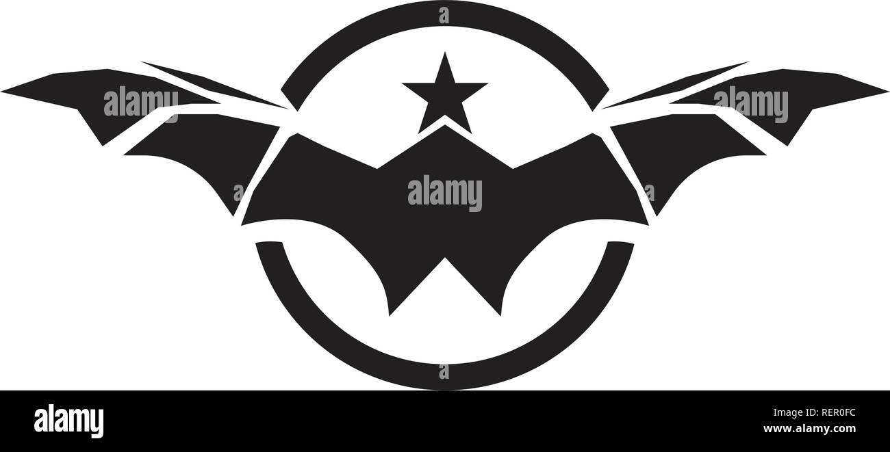 Bat logo Vector Illustration de Vecteur