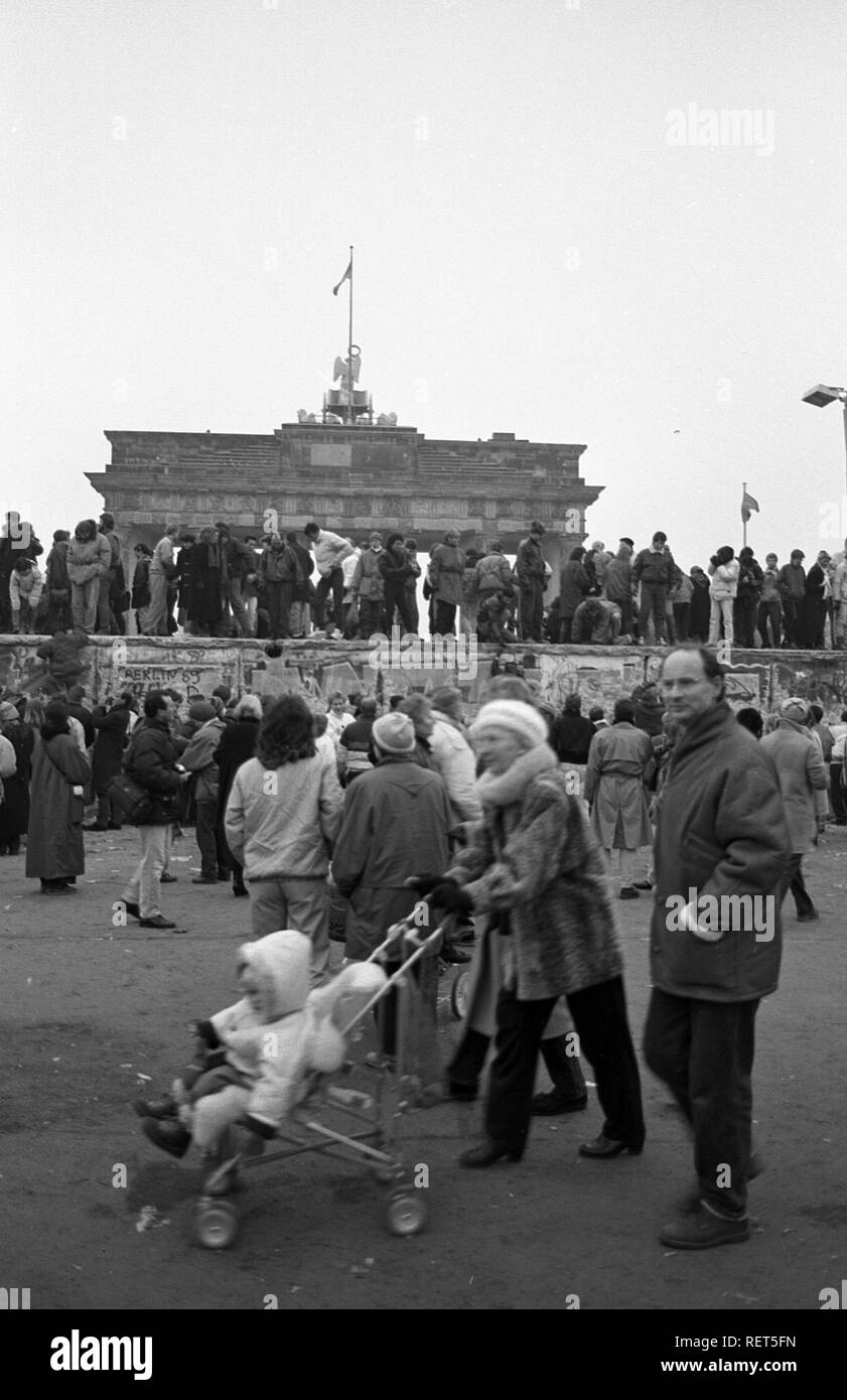 Chute du Mur de Berlin, Berlin Banque D'Images