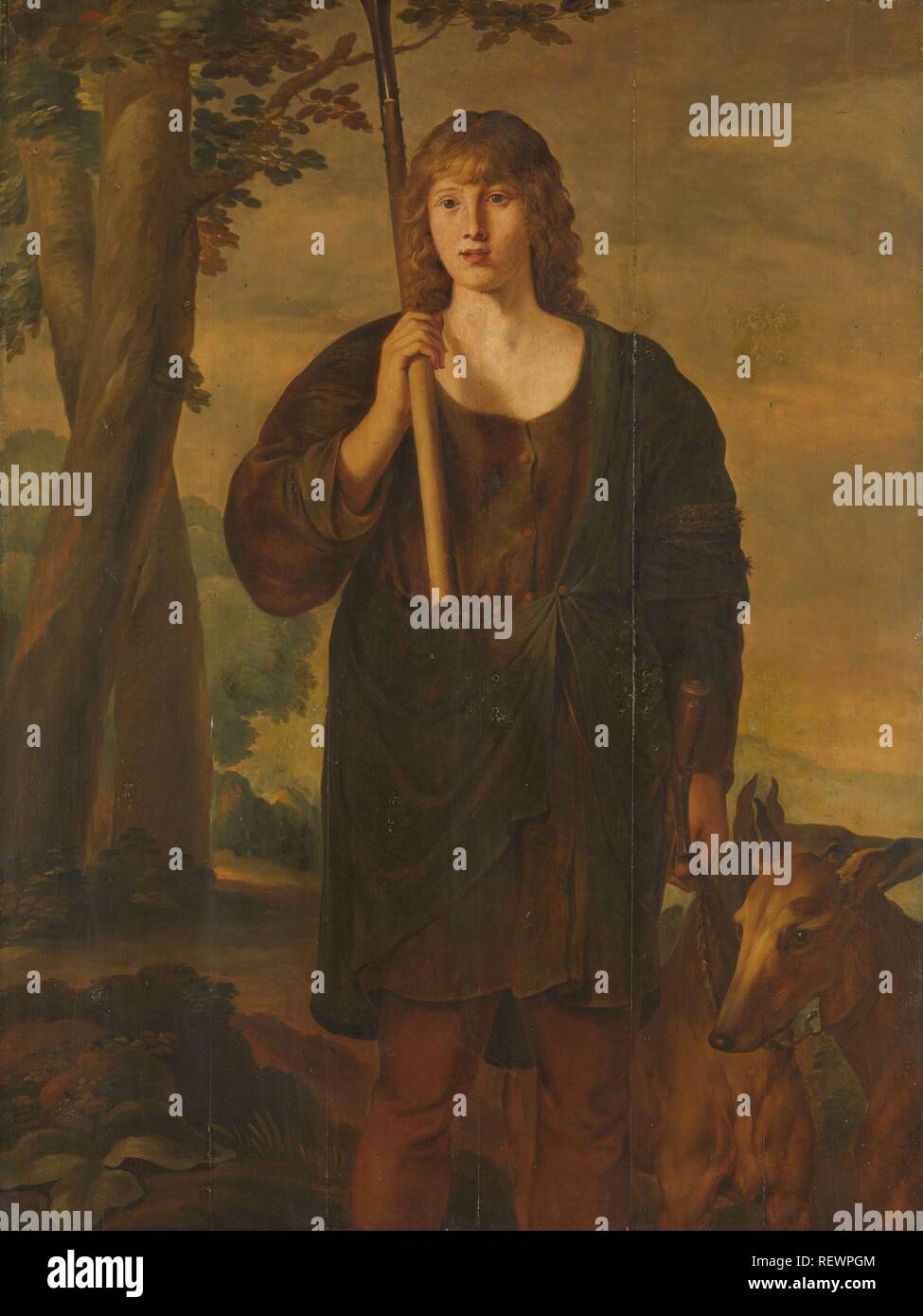 Adonis. Dating : ch. 1600 - c. 1699. Lieu : Nederlanden. Dimensions : h 150 cm × w 112 cm ; D. 8,5 cm. Musée : Rijksmuseum, Amsterdam. Banque D'Images