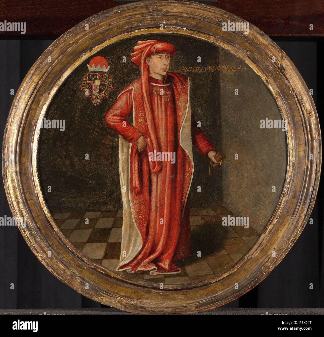 Portrait de Philippe le Bon, duc de Bourgogne. Dating : ch. 1460 - c. 1480. Lieu : sud des Pays-Bas. Mesures : support : 38,7 cm (y compris d'image d'origine) × t 3,3 cm (surface peinte). Musée : Rijksmuseum, Amsterdam. Banque D'Images