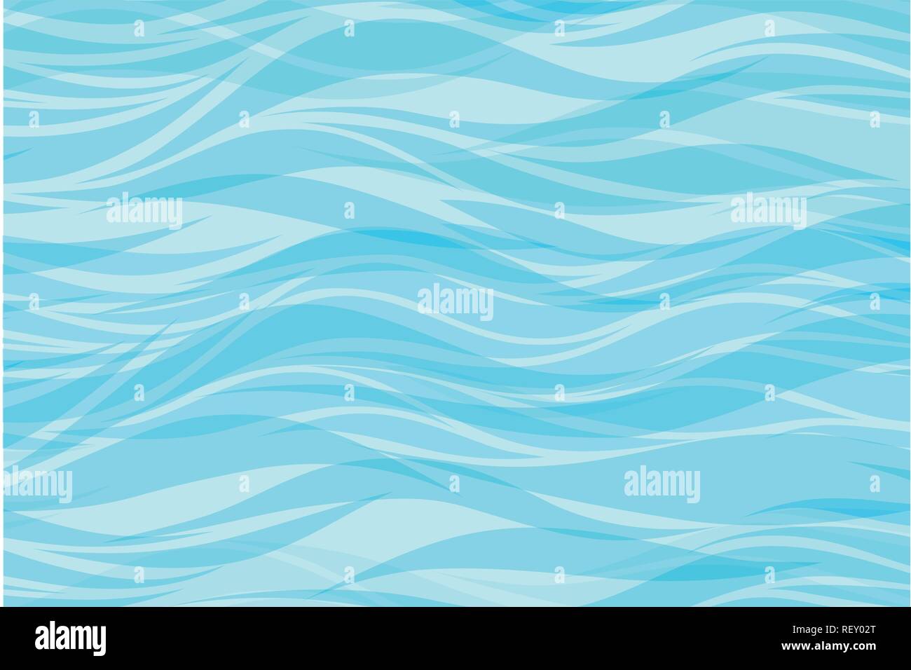 L'eau bleu vagues abstract vector background. Courbe d'eau vague de fond, l'océan ligne banner illustration Illustration de Vecteur