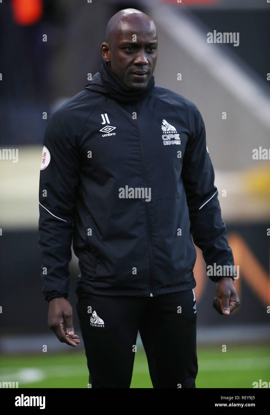 Huddersfield Town Head de Performance Services John pendant l'Iga Premier League match à Molineux, Wolverhampton Banque D'Images