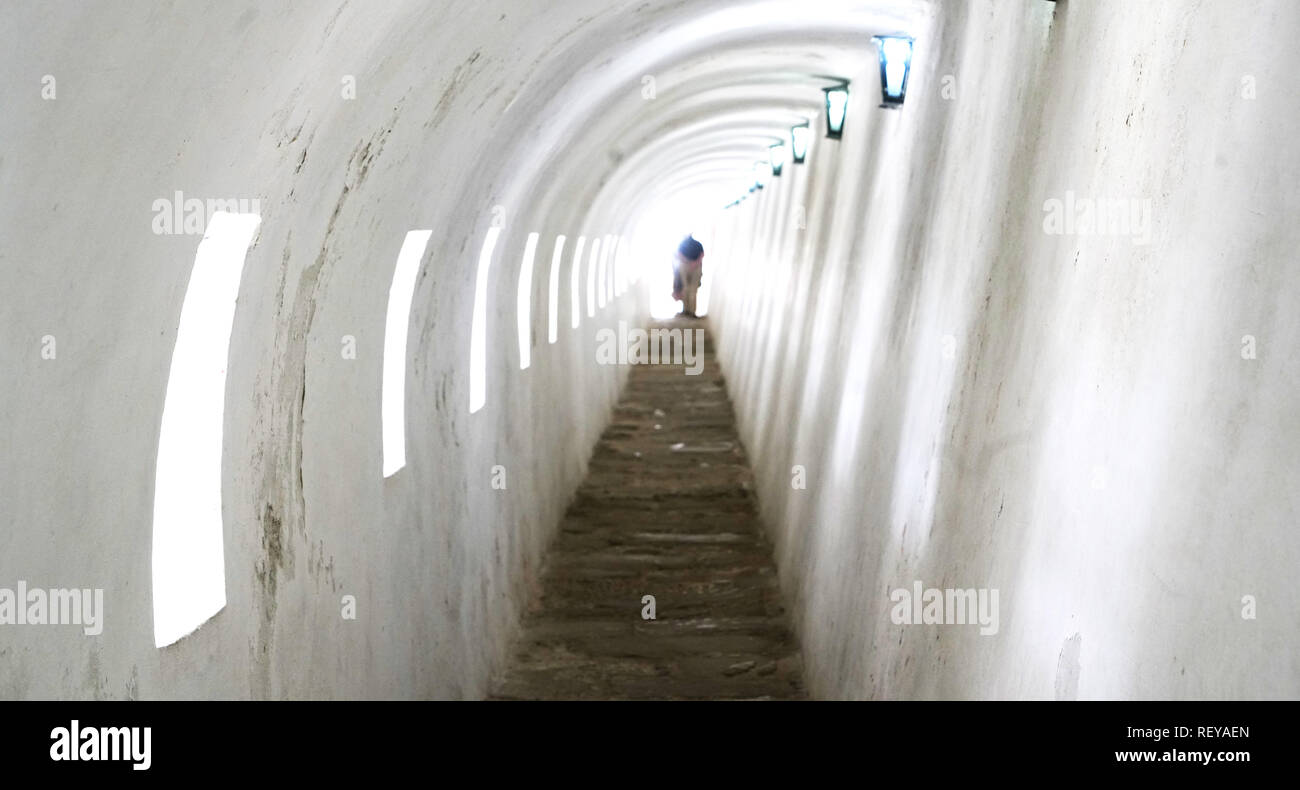 La Havane, Cuba, 2019/01/14Le Castillo de la Real Fuerza est un des pays d'Amérique latine les plus beaux châteaux. C'est un site du patrimoine mondial de l'Unesco depuis 1982 Banque D'Images