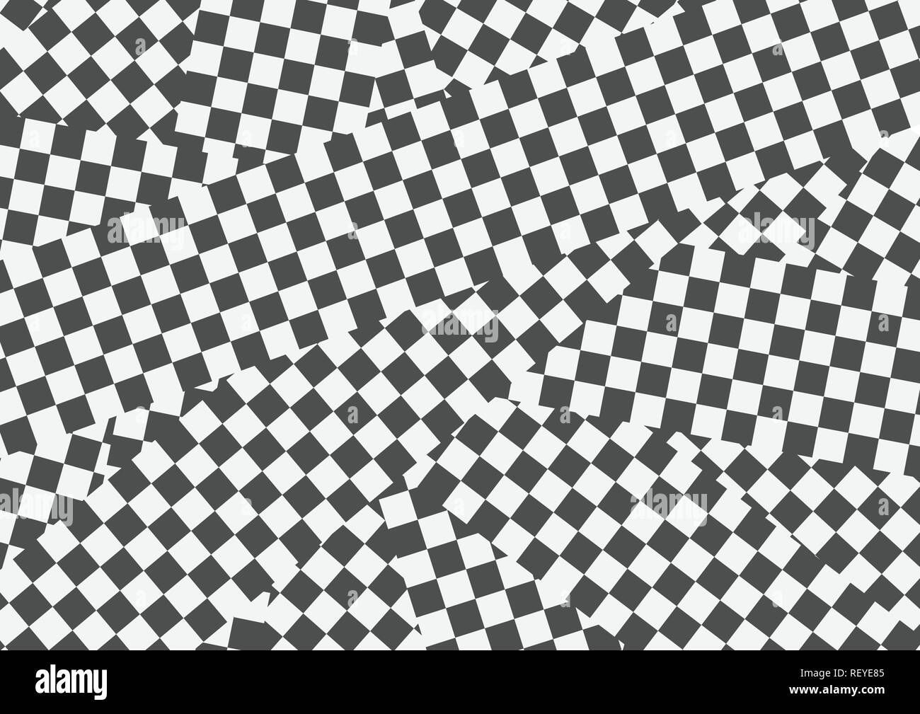 Optique géométrique noir et blanc fond illusion. Vector design contraste Illustration de Vecteur